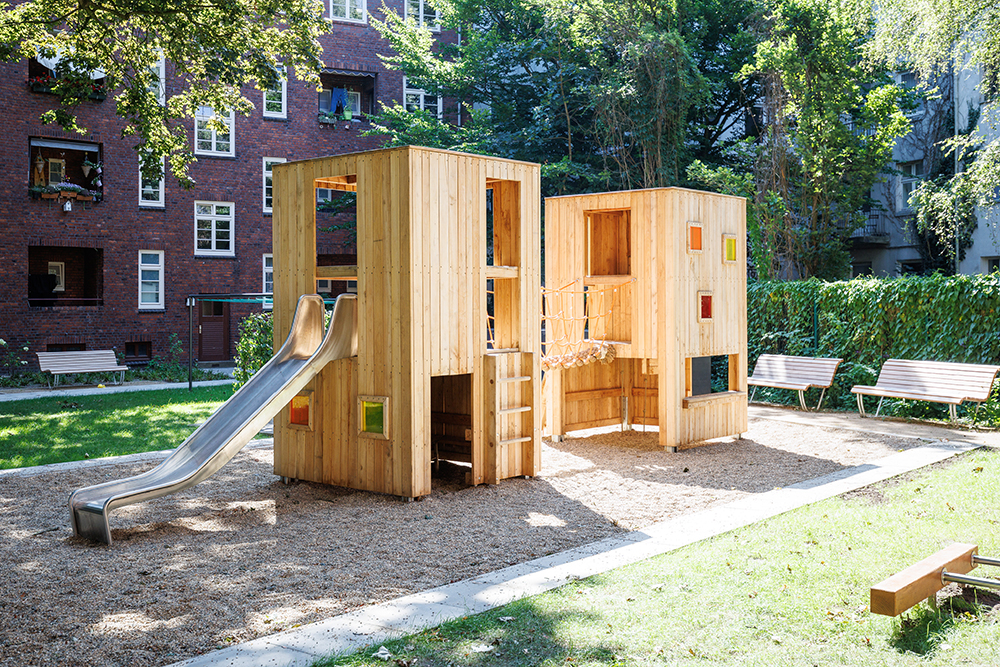 Kinderland Spielanlage in Hamburg Valparaiso